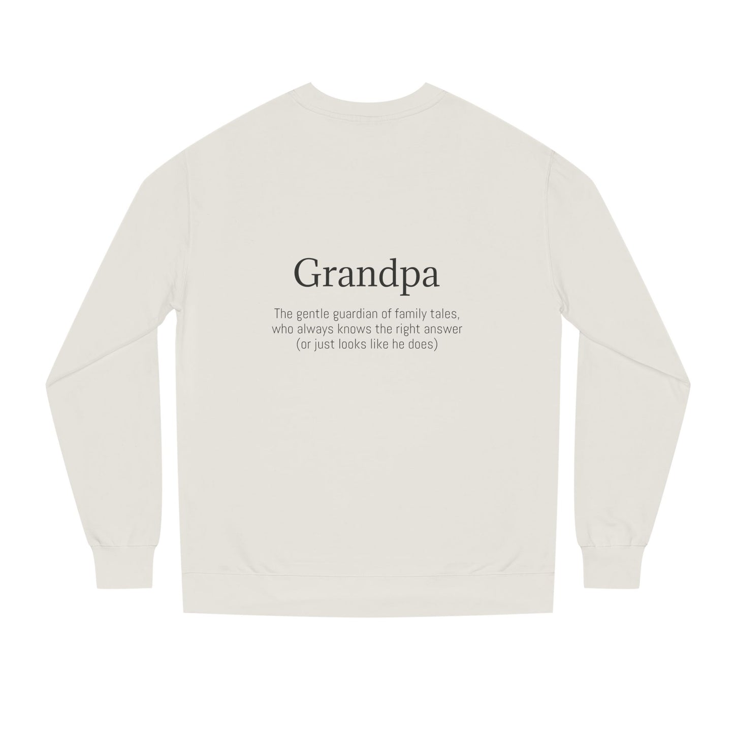 K-Hangeul Grandpa Crewneck Sweatshirt — seoul_house Hand-lettered