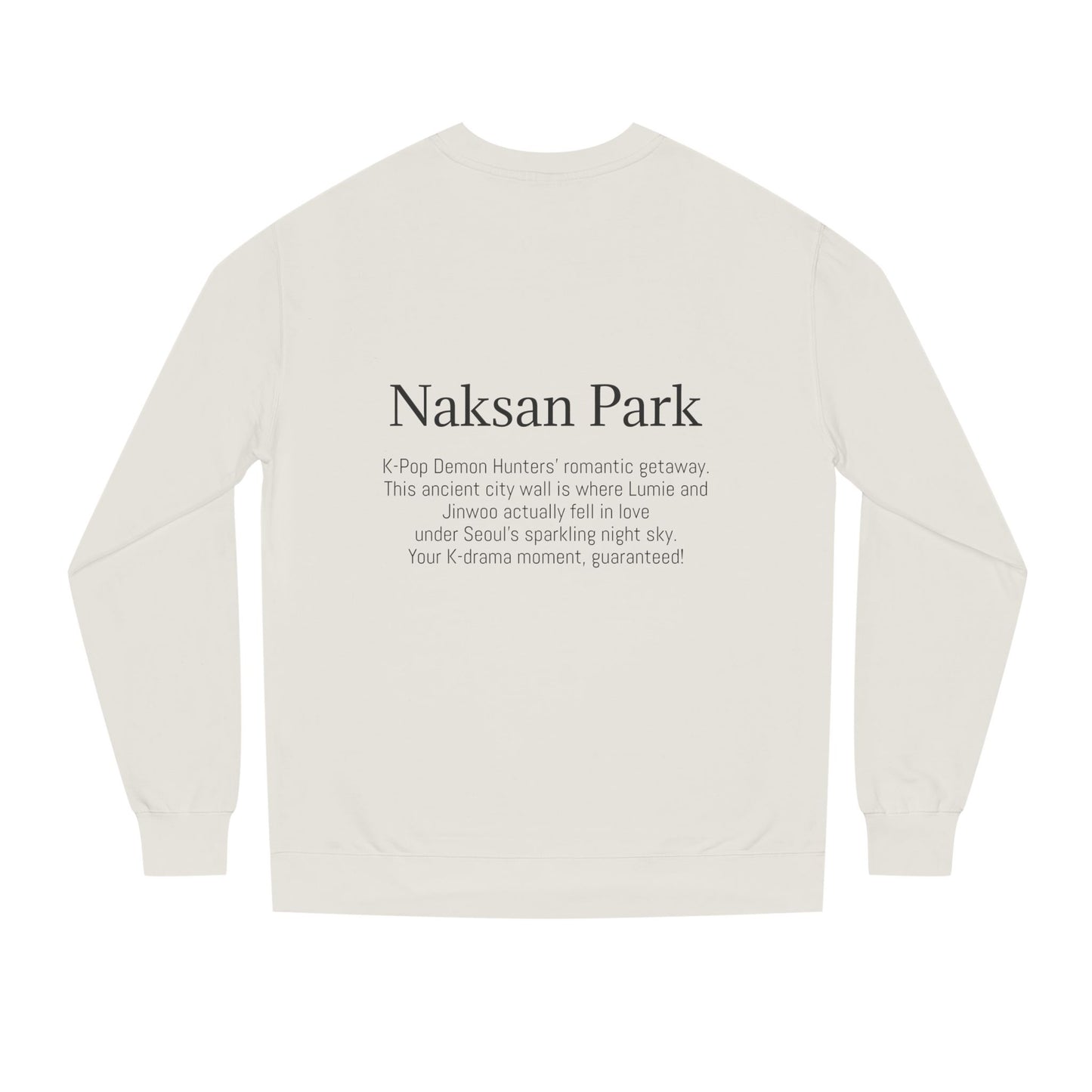 K-Hangeul Naksan Park Crewneck Sweatshirt — seoul_house Hand-lettered