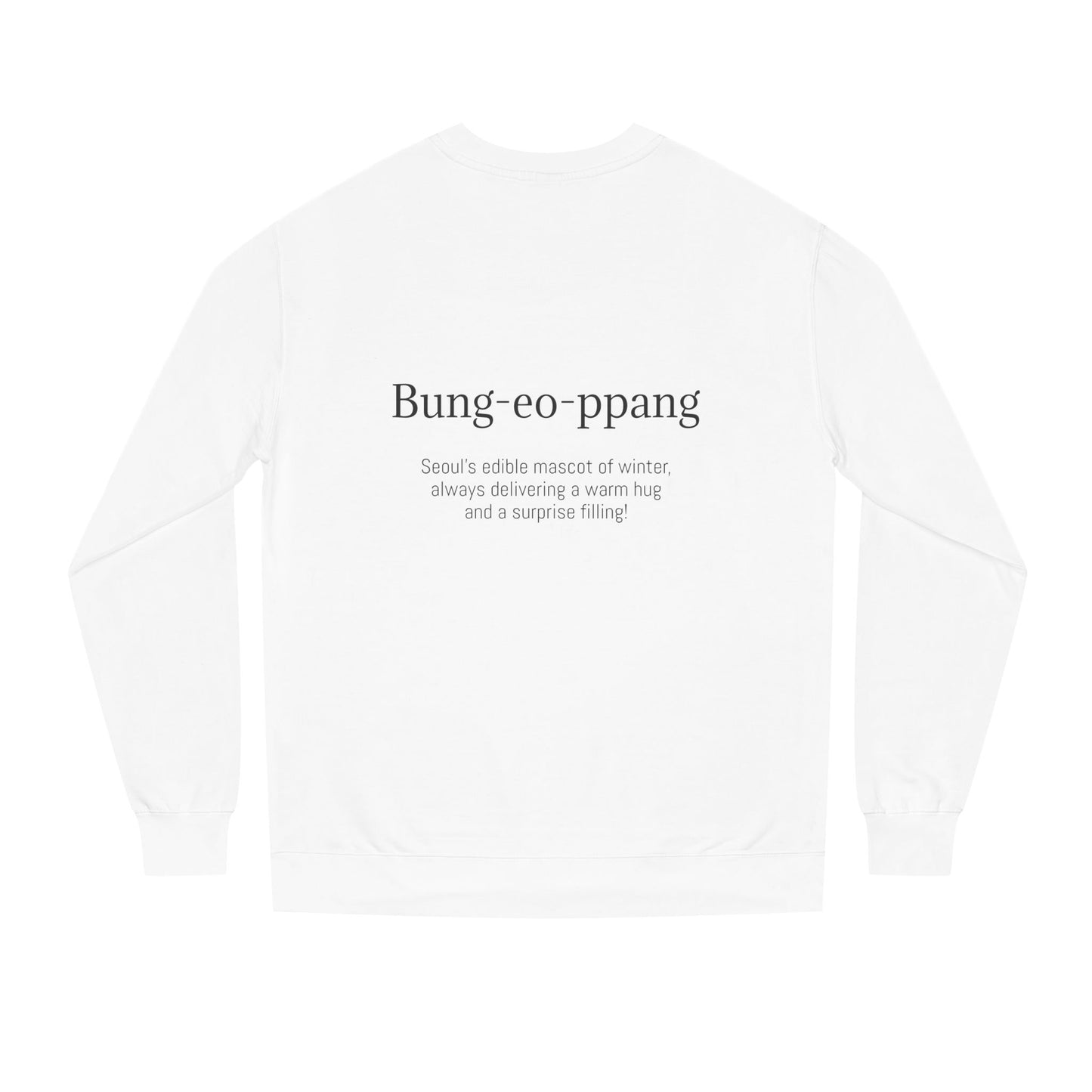 K-Hangeul Bungeoppang Crewneck Sweatshirt — seoul_house Hand-lettered
