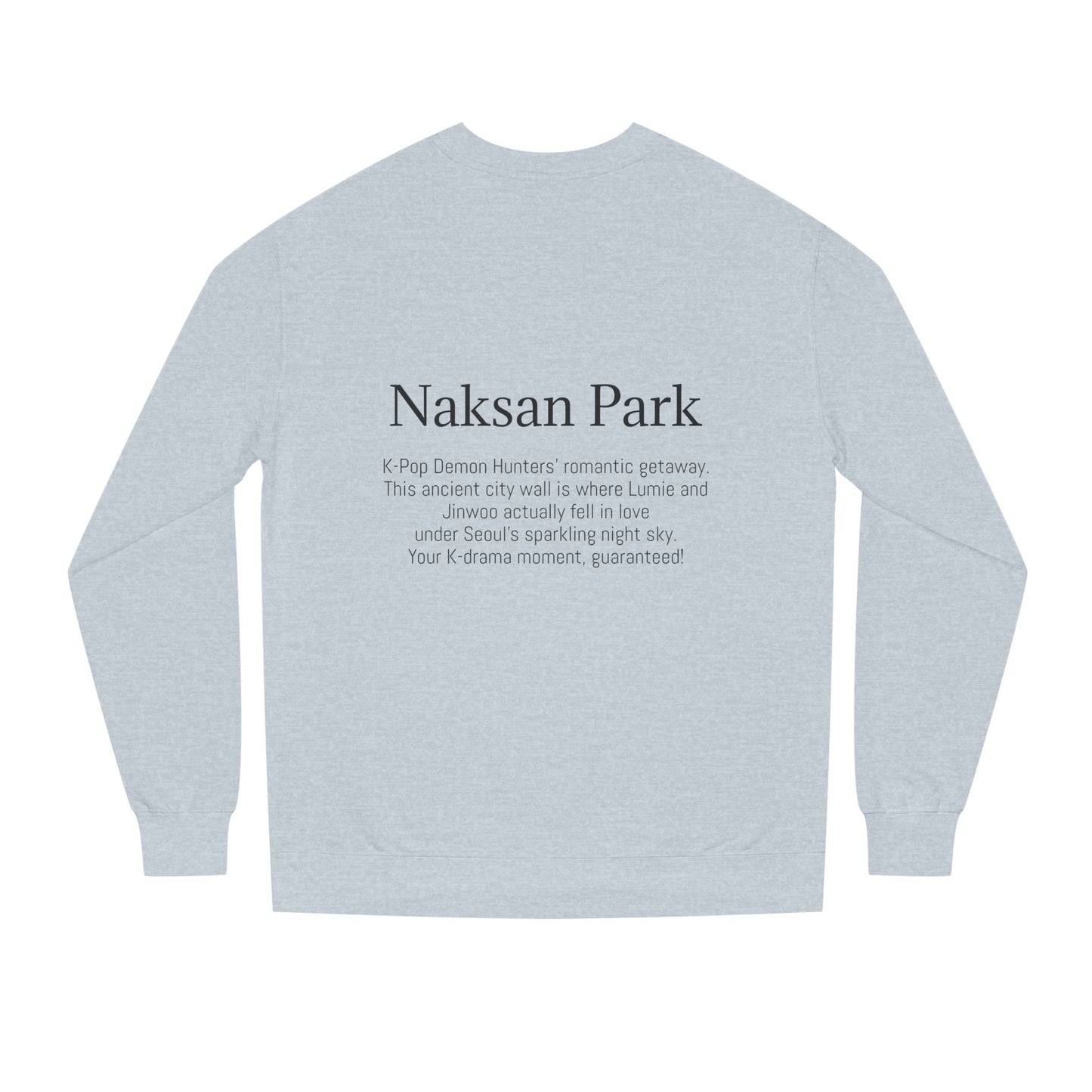 K-Hangeul Naksan Park Crewneck Sweatshirt — seoul_house Hand-lettered
