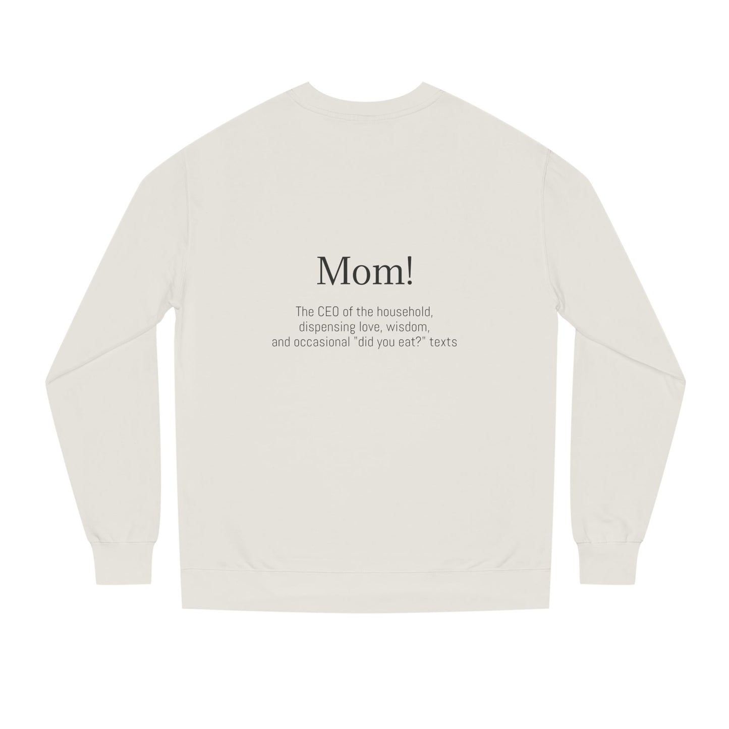 K-Hangeul Mom Crewneck Sweatshirt — seoul_house Hand-lettered