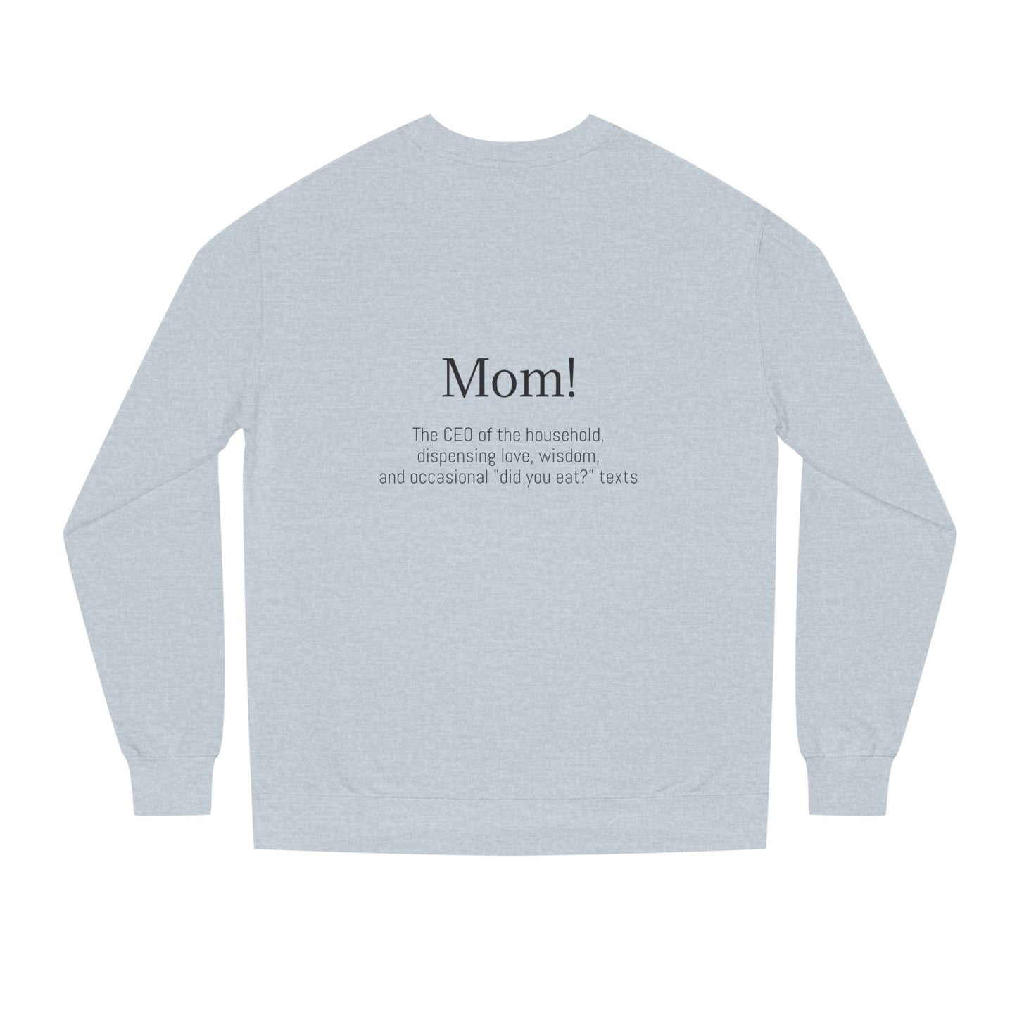 K-Hangeul Mom Crewneck Sweatshirt — seoul_house Hand-lettered